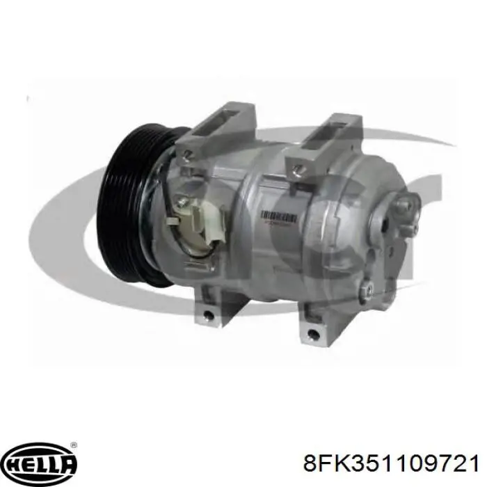 Компресор системи кондиціювання HELLA 8FK351109721 ціна, від 205.97 USD