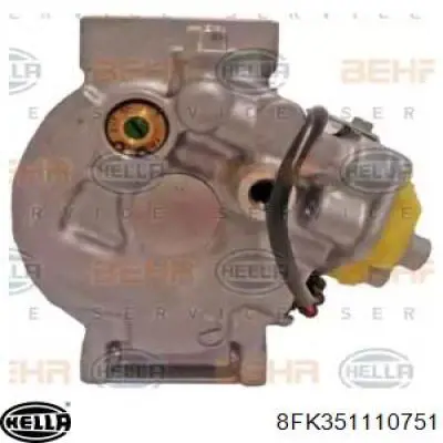 Компресор кондиціонера 8FK351110751 HELLA