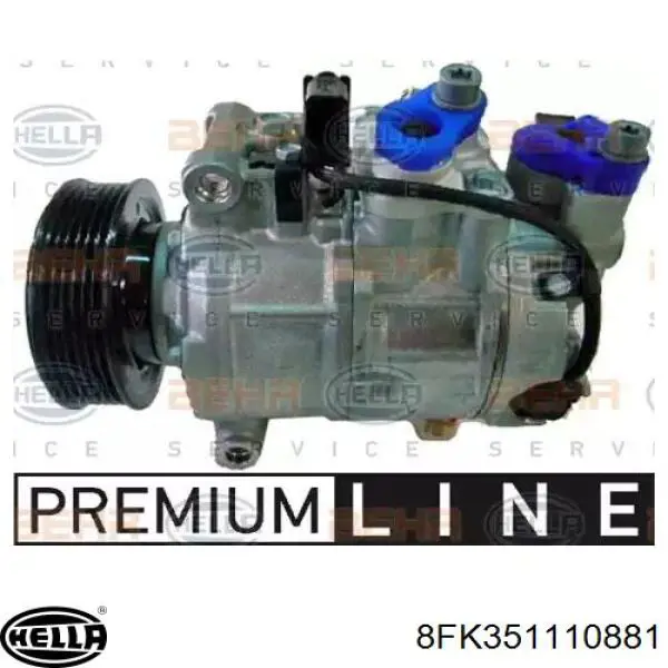 Купити 4472208391 Denso Компресор кліматичної установки