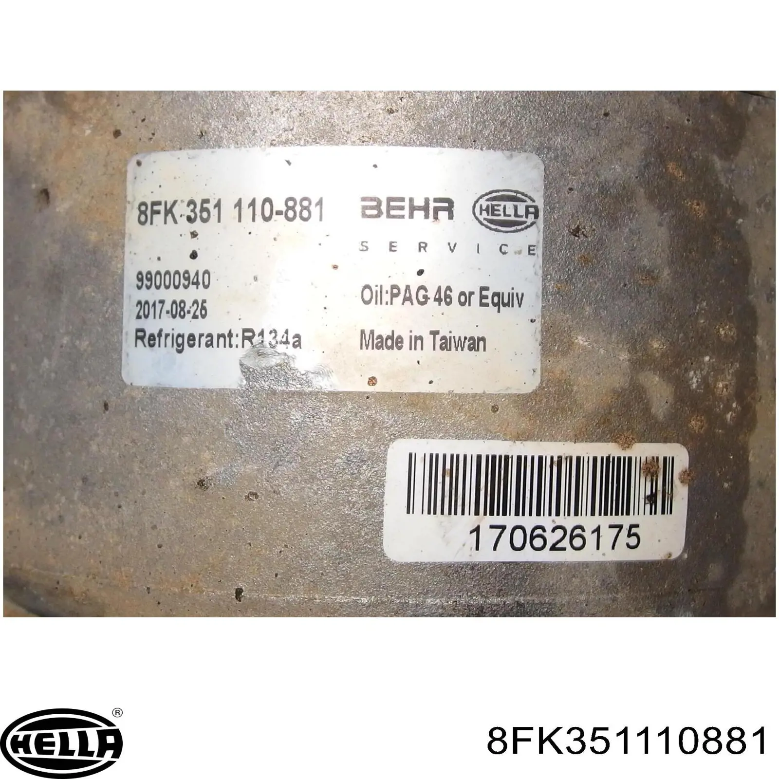 Компресор кондиціонера 4472208391 Denso