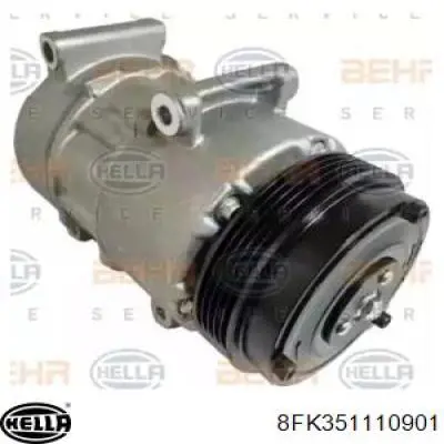 Компресор кондиціонера 8FK351110901 HELLA