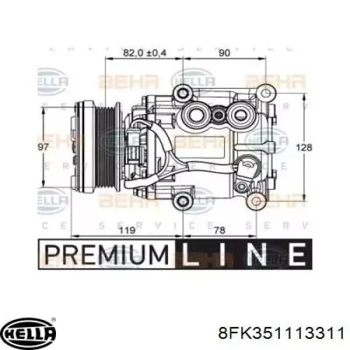 Насос кондиціонера Lucas ACP270