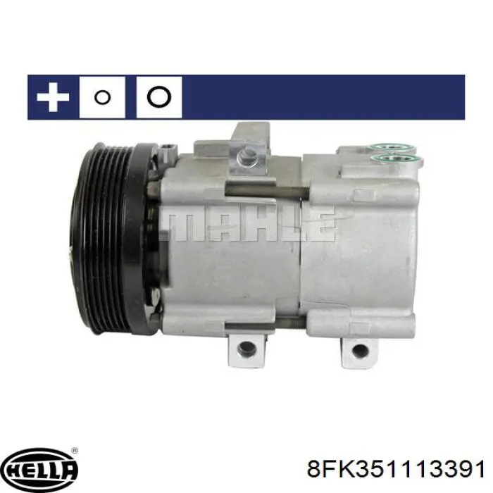 Компресор кондиціонера 8FK351113391 HELLA