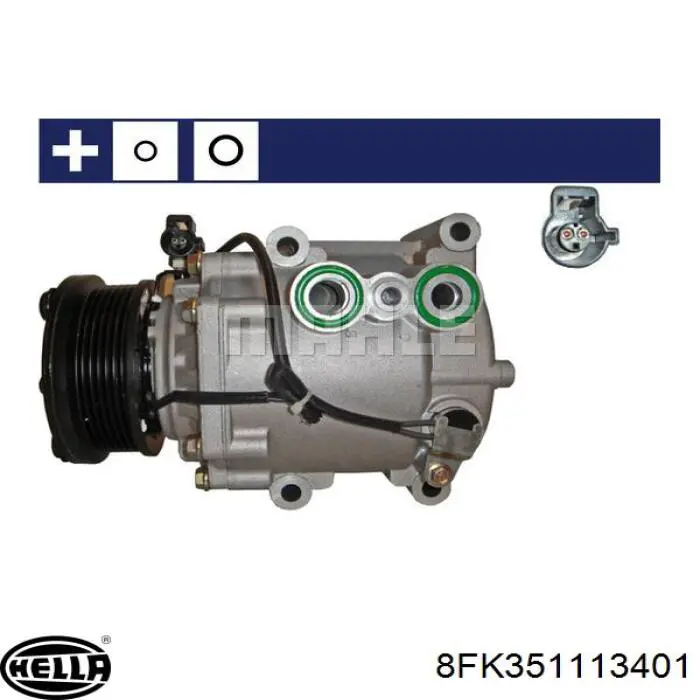 Компресор кондиціонера XS7H19D629CC Ford