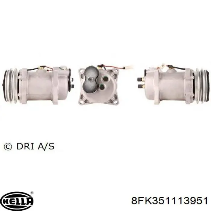 Купити SD7V161255 MSG Rebuilding Компресор кліматичної установки