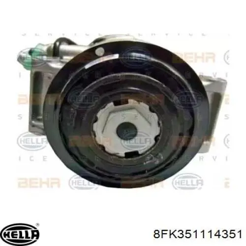 Компресор кондиціонера A001230501128 Mercedes