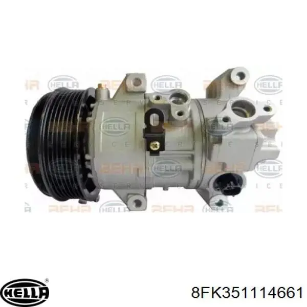Компресор системи кондиціювання HELLA 8FK351114661 ціна, від 232.07 USD