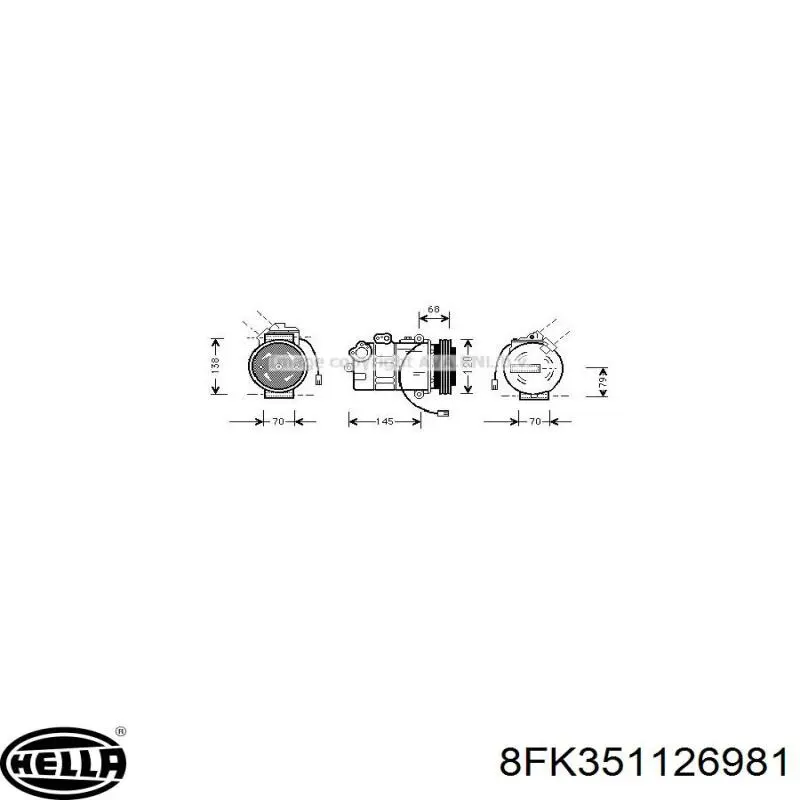 Компресор системи кондиціювання Nissens NIS89027 ціна, від 127.70 USD