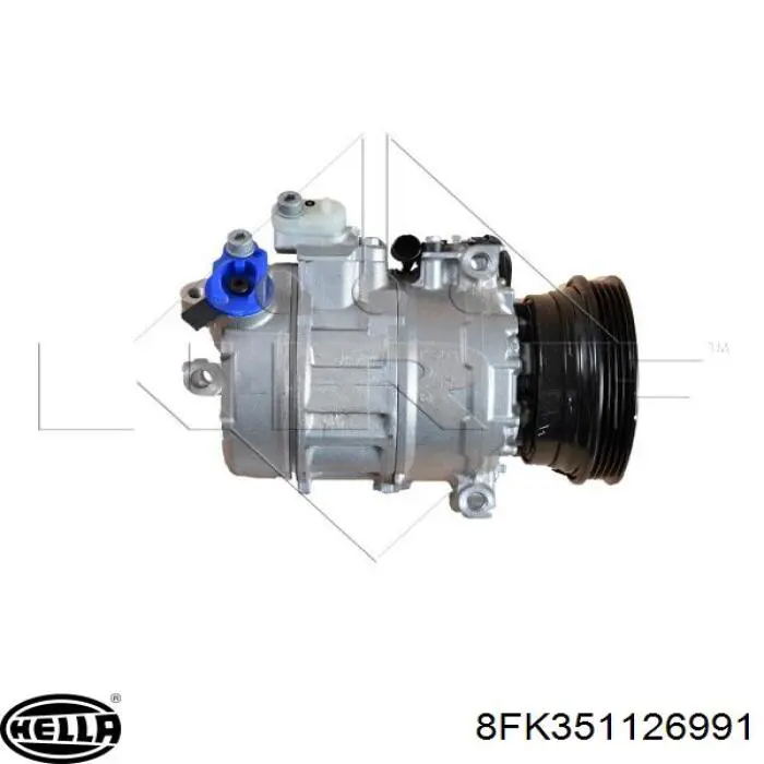 Компресор системи кондиціювання HELLA 8FK351126991 ціна, від 114.55 USD