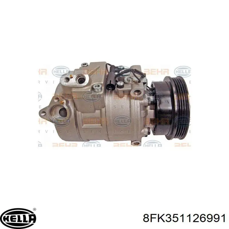 Купити 8FK351126991 HELLA Компресор кліматичної установки