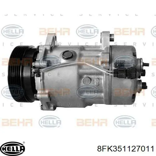 Компресор кондиціонера XM2H19D629AA Ford