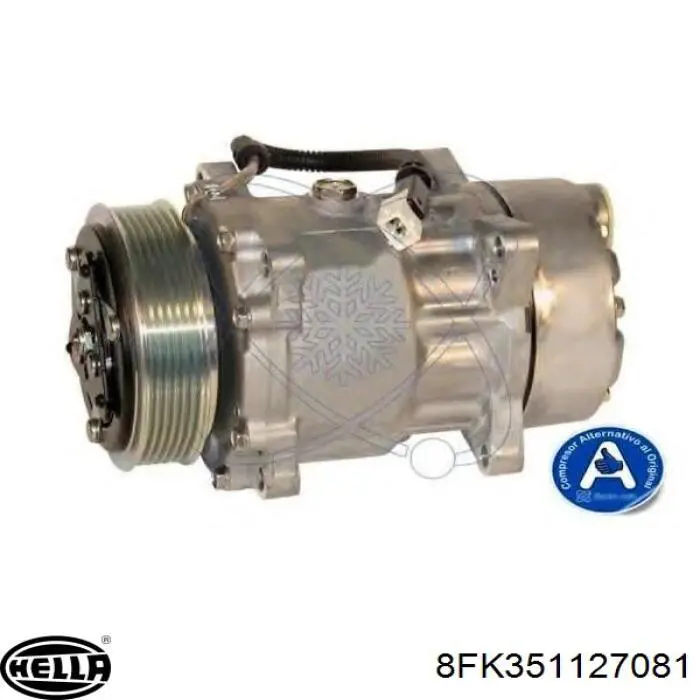Купити SD7V161227 Sanden Компресор кліматичної установки