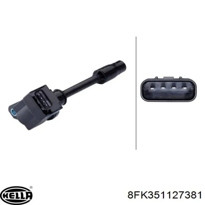 Компресор системи кондиціювання HELLA 8FK351127381 ціна, від 118.51 USD