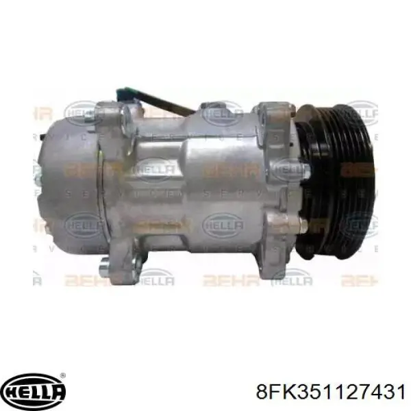 Компресор кондиціонера SD7V161246 Sanden