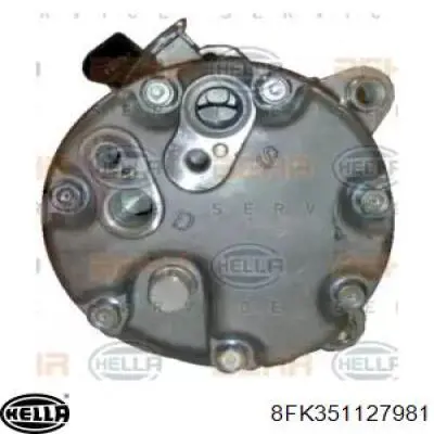 Компресор системи кондиціювання HELLA 8FK351127981 ціна, від 139.45 USD
