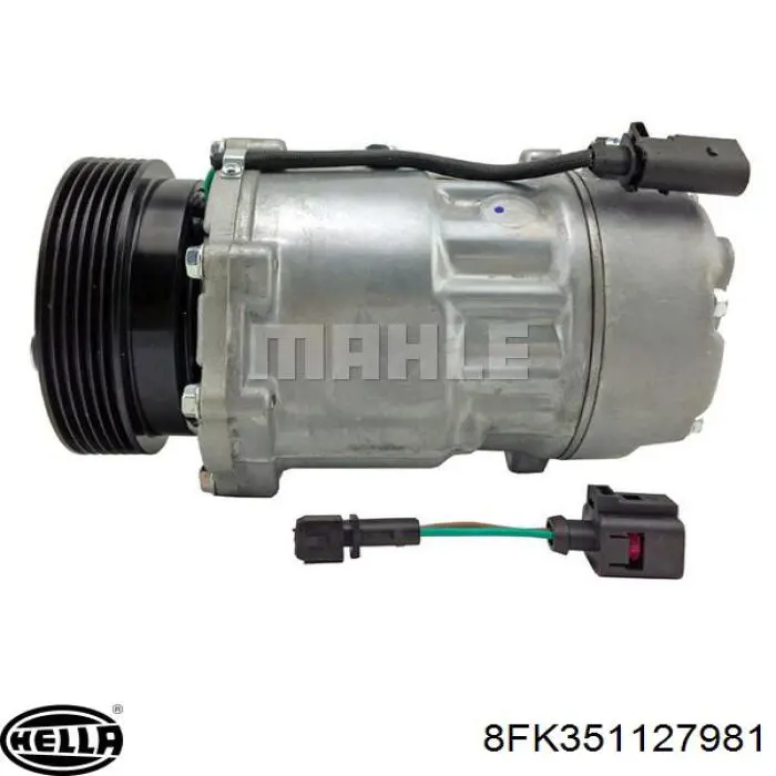 Купити 8FK351127981 HELLA Компресор кліматичної установки