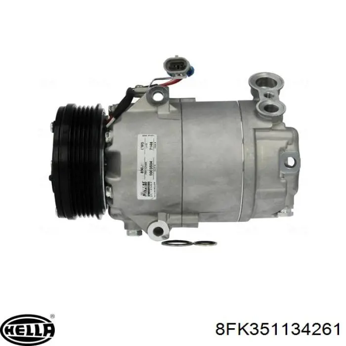 Компресор кондиціонера 13205197 General Motors