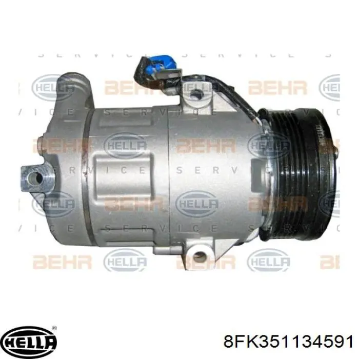 Компресор кондиціонера 90559855 General Motors