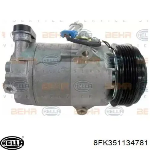 Компресор кондиціонера 8FK351134781 HELLA