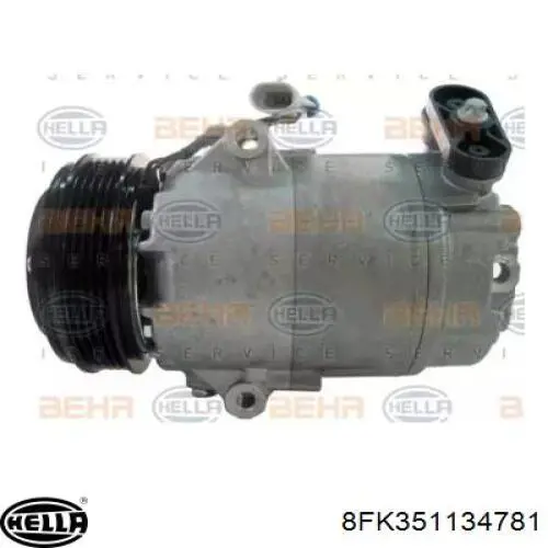 Компресор кондиціонера 09132918 General Motors
