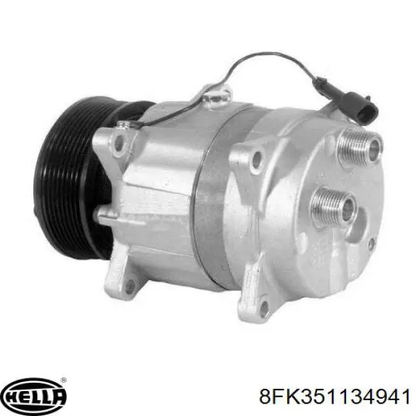 Купити 89048 Nissens Компресор кліматичної установки