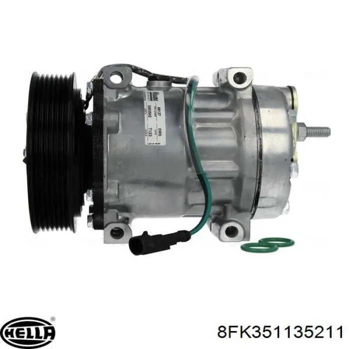 Компресор системи кондиціювання VALEO 813027 ціна, від 188.10 USD