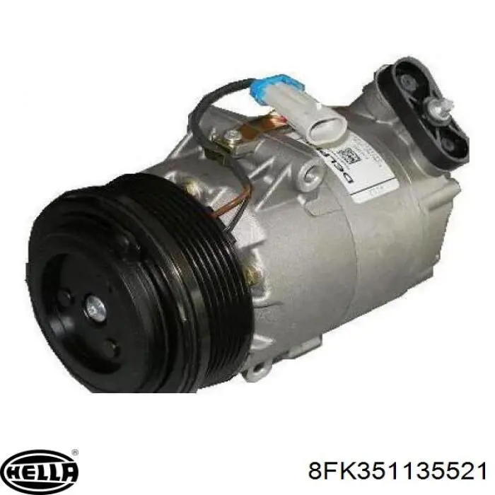 Компресор кондиціонера 93176877 Opel