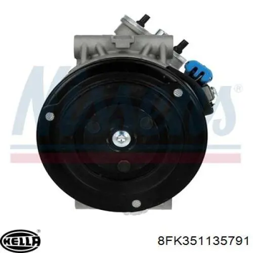Компресор системи кондиціювання HELLA 8FK351135791 ціна, від 127.12 USD