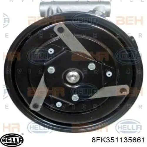 Компресор кондиціонера 8FK351135861 HELLA