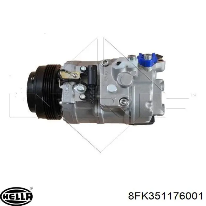 Компресор кондиціонера ACP1162002P Mahle Original