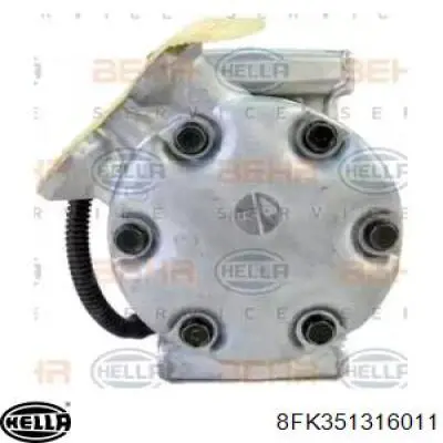 Компресор кондиціонера SD6V121421F Sanden