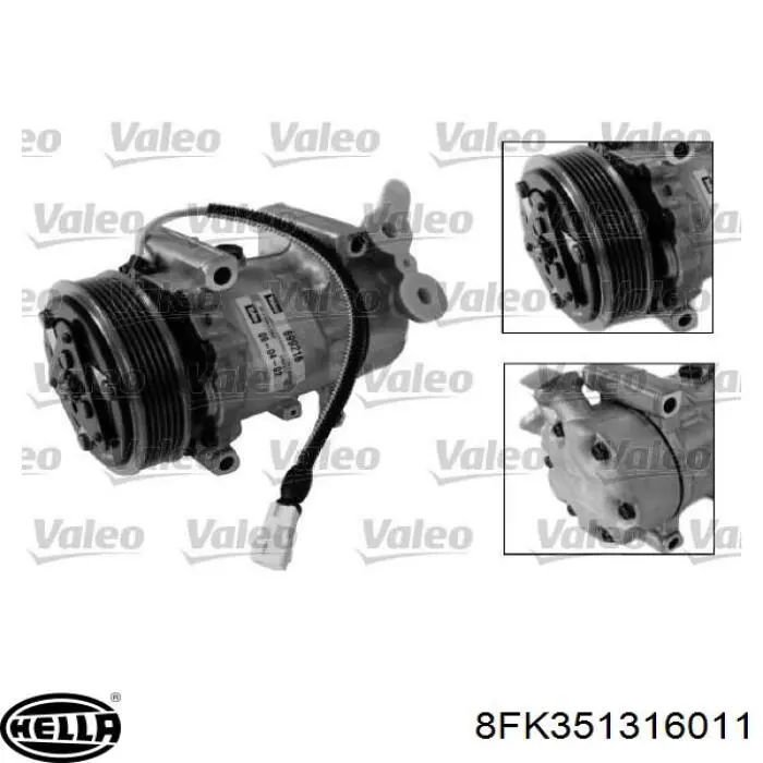 Купити 699216 VALEO Компресор кліматичної установки