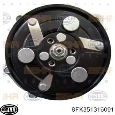 Компресор кондиціонера 8FK351316091 HELLA