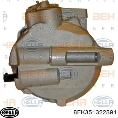 Компресор кондиціонера 4472208221 Mercedes