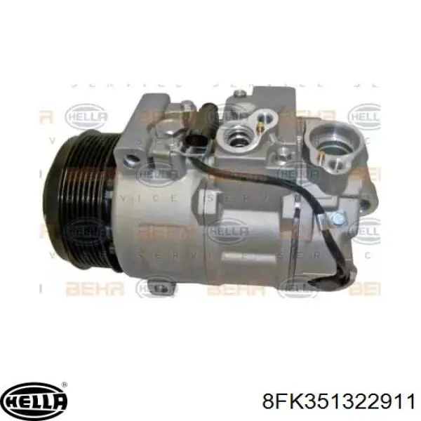 Компресор кондиціонера A000830760280 Mercedes