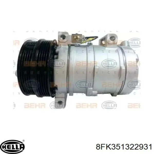 Компресор кондиціонера 8FK351322931 HELLA