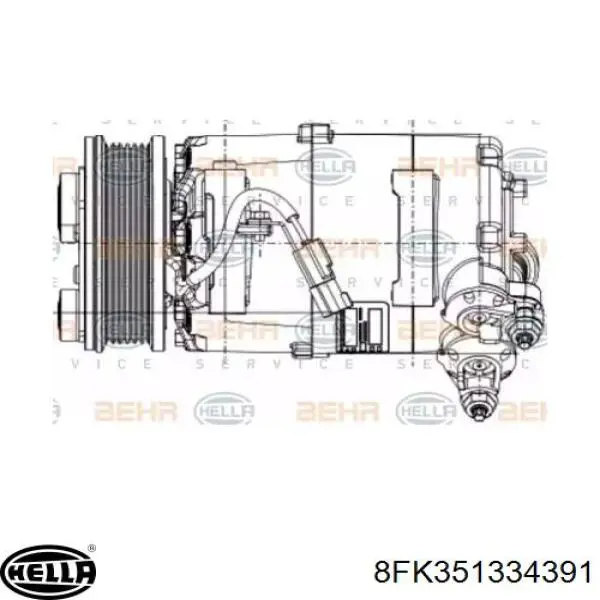  Компресор кондиціонера Ford Kuga 1