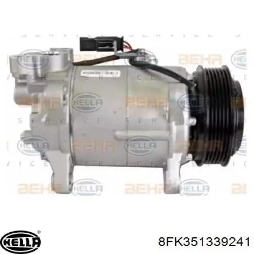 Купити 8FK351339241 HELLA Компресор кліматичної установки