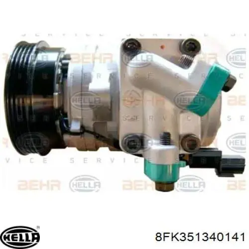 Компресор кондиціонера 8FK351340141 HELLA