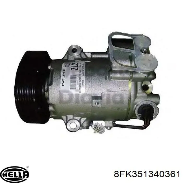 Компресор кондиціонера 8FK351340361 HELLA