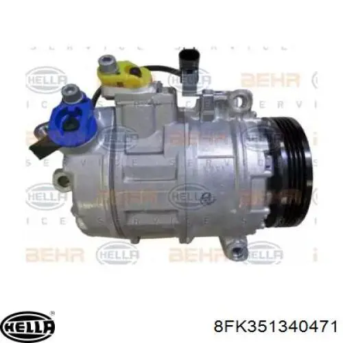 Компресор кондиціонера 8FK351340471 HELLA