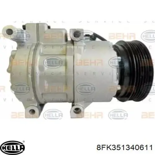 Компресор кондиціонера 8FK351340611 HELLA