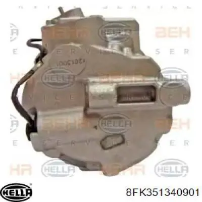 Компресор кондиціонера 8FK351340901 HELLA