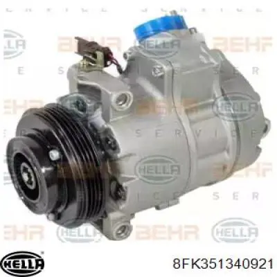 Купити 8FK351340921 HELLA Компресор кліматичної установки