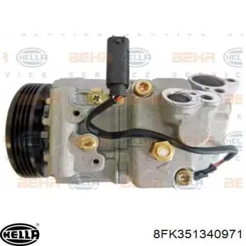 Компресор кондиціонера 8FK351340971 HELLA