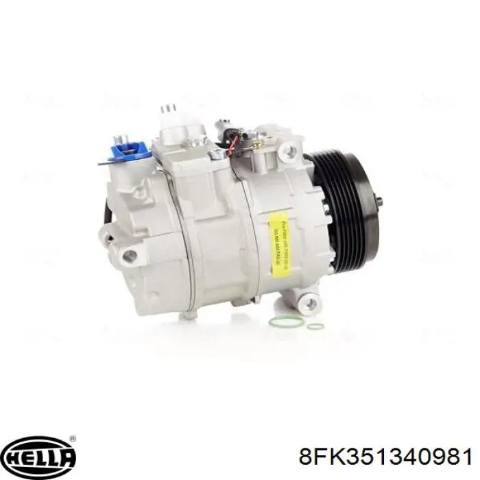 8FK351340981 HELLA Компресор холодоагенту