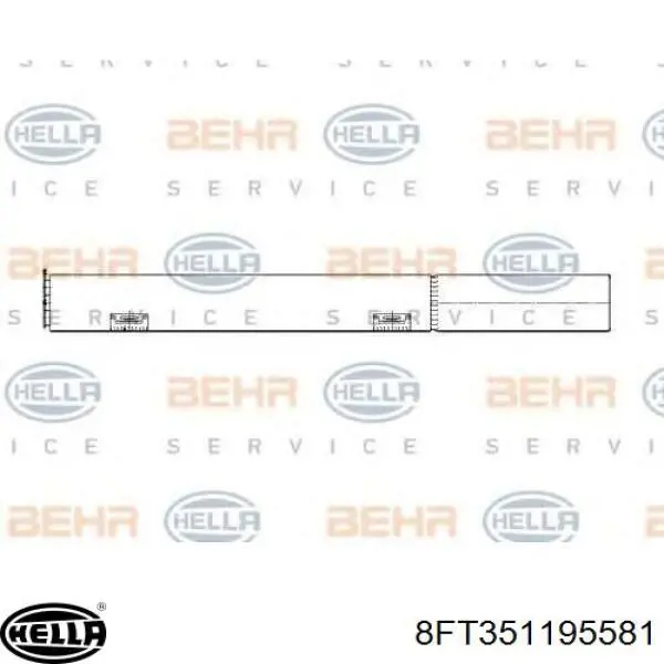 8FT351195581 HELLA Ресивер-осушувач кондиціонера