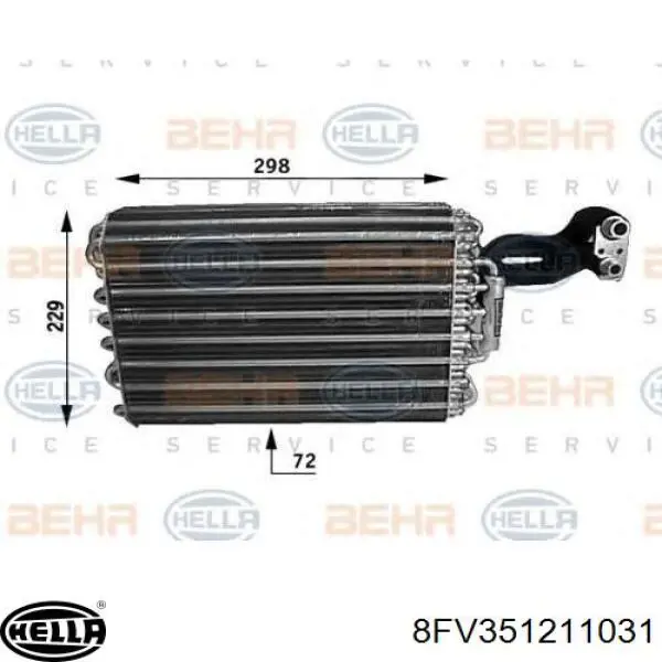 Випарник Hart 642504