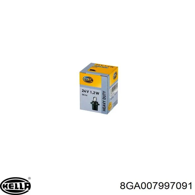 Лампи HELLA 8GA007997091 ціна, від 2.33 USD