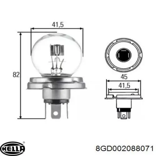 Купити 8GD002088071 HELLA 